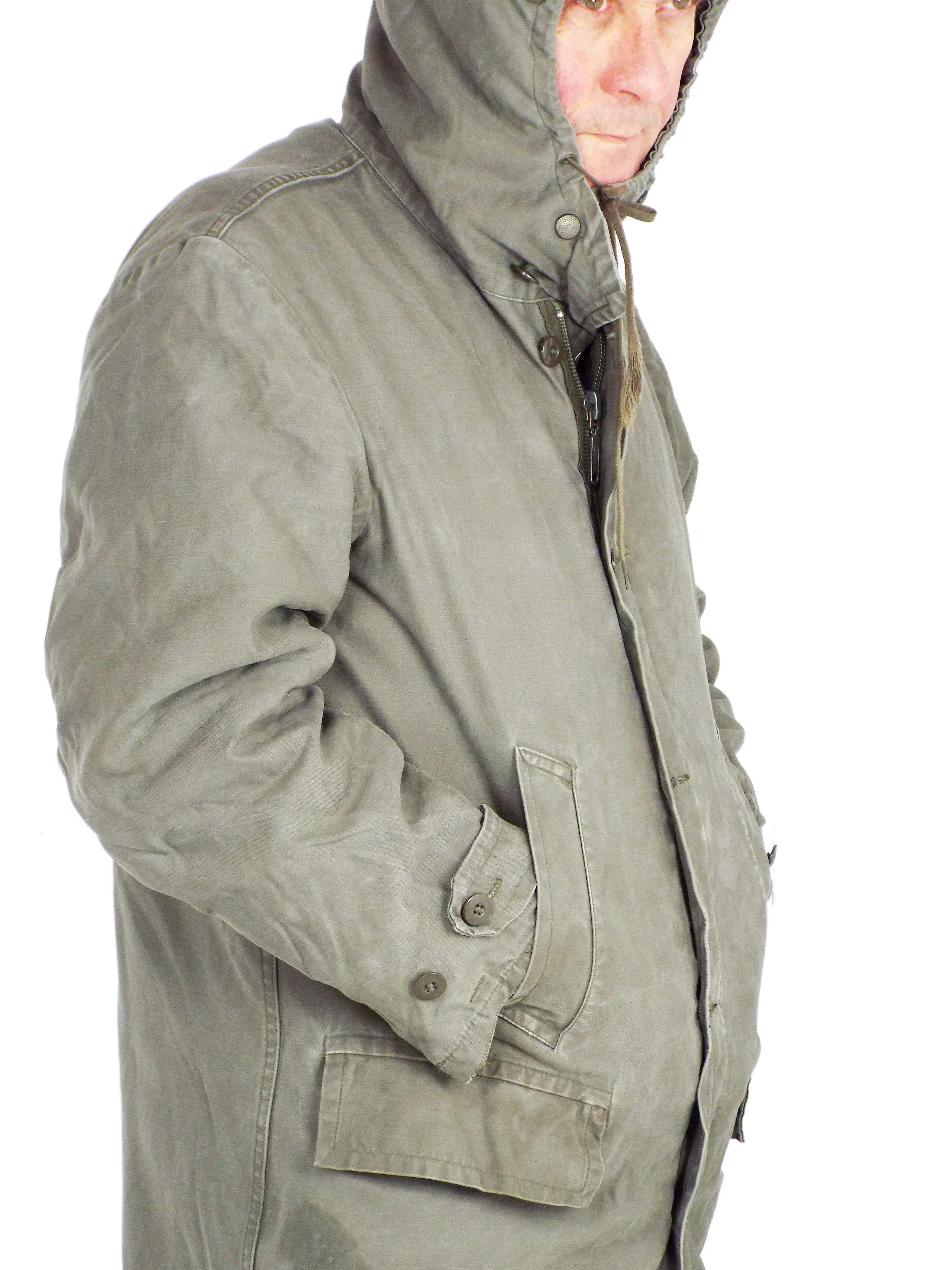 German Army Field Grey Parka - DISTRESSED