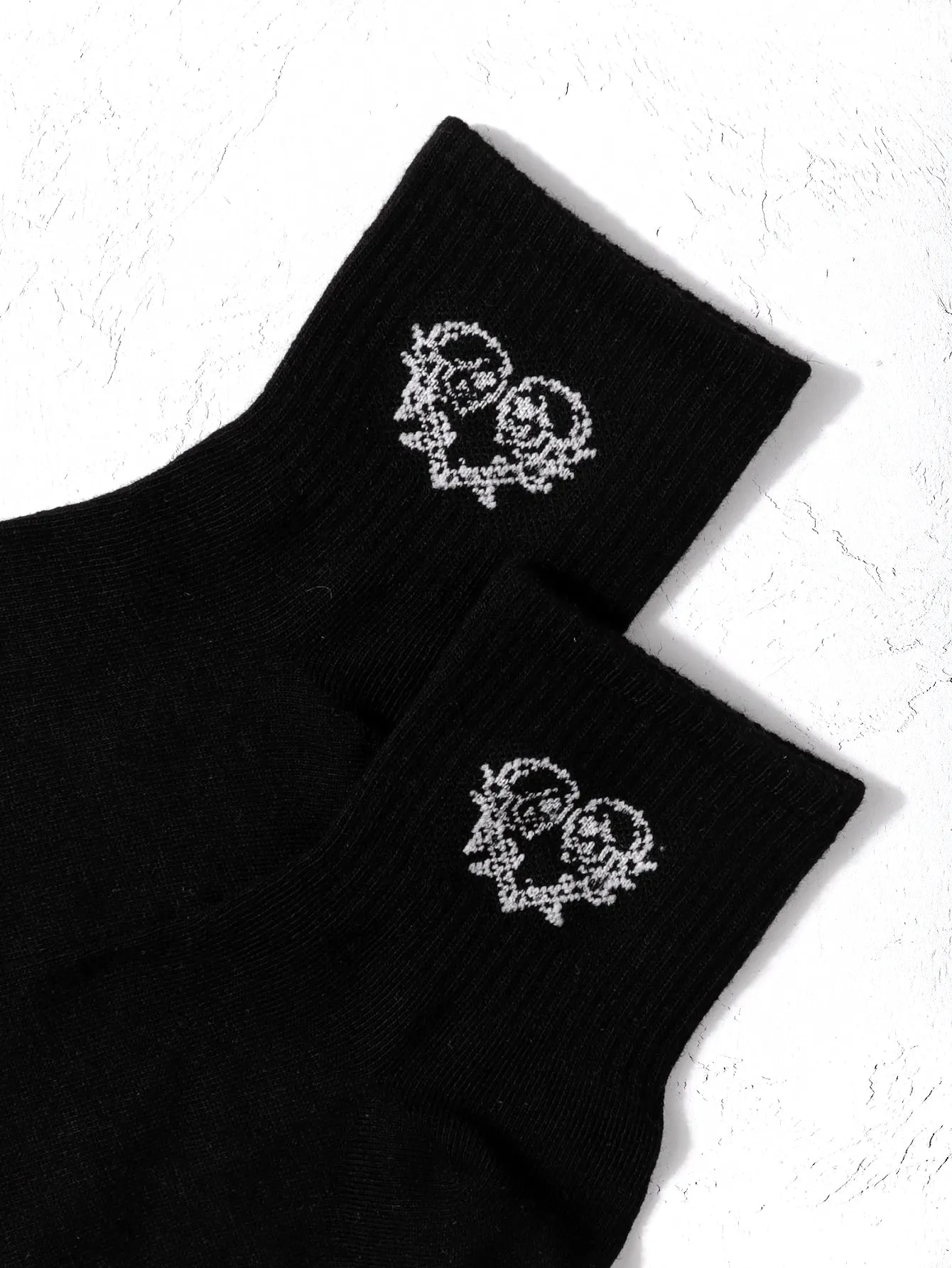 Heart and Skull Crew Socks Silly Socks for Women Funky Socks Funny Socks Novelty