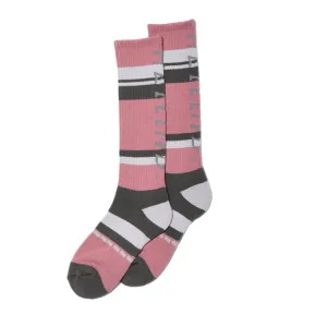 Helloid Border Snow Socks-ROSE