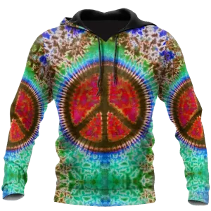 Hippie Heart 3D All Over Print On Hoodie, Hippie Hoodie