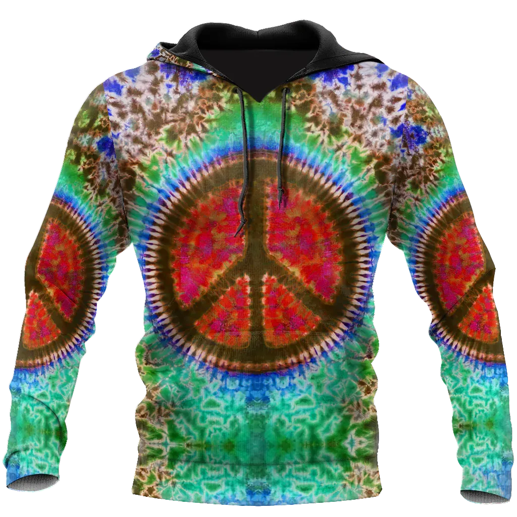 Hippie Heart 3D All Over Print On Hoodie, Hippie Hoodie