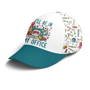 I'll Be In My Office Sewing Machine Baseball Cap Coolspod