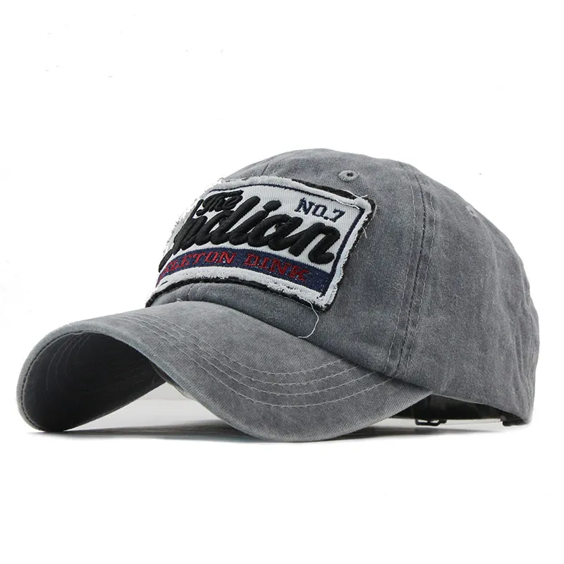 Indian Skeleton Dink Patched Baseball Cap