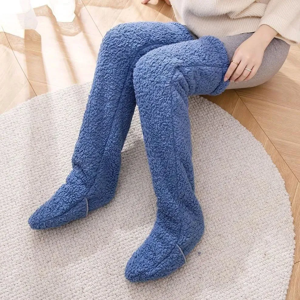 Introducing Our Cool Knee High Fuzzy Long Socks