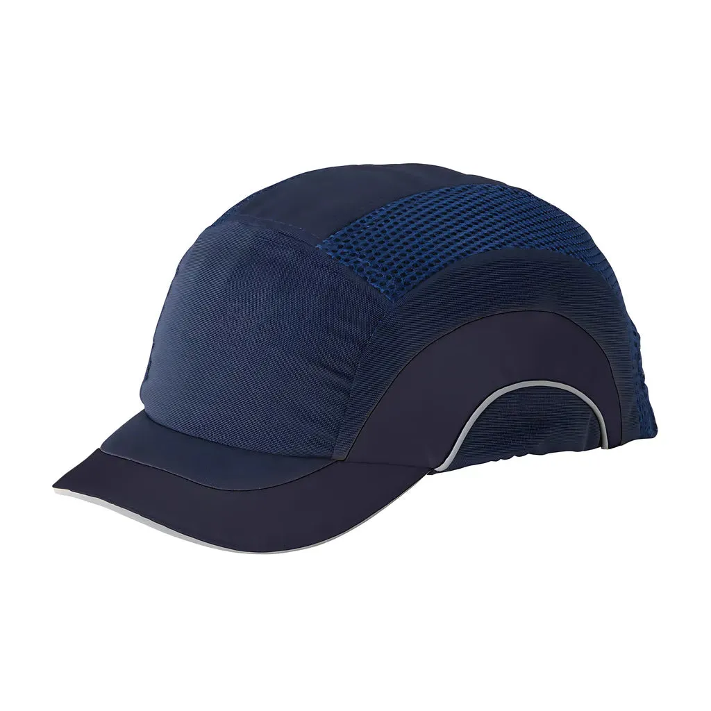 JSP 282-ABS150-21 Baseball Style Bump Cap with HDPE Protective Liner and Adjustable Back - Short Brim