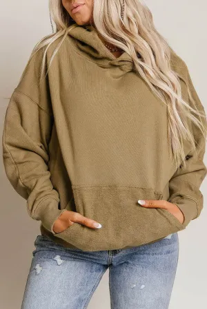 Khaki Kangaroo Boyfriend Hoodie