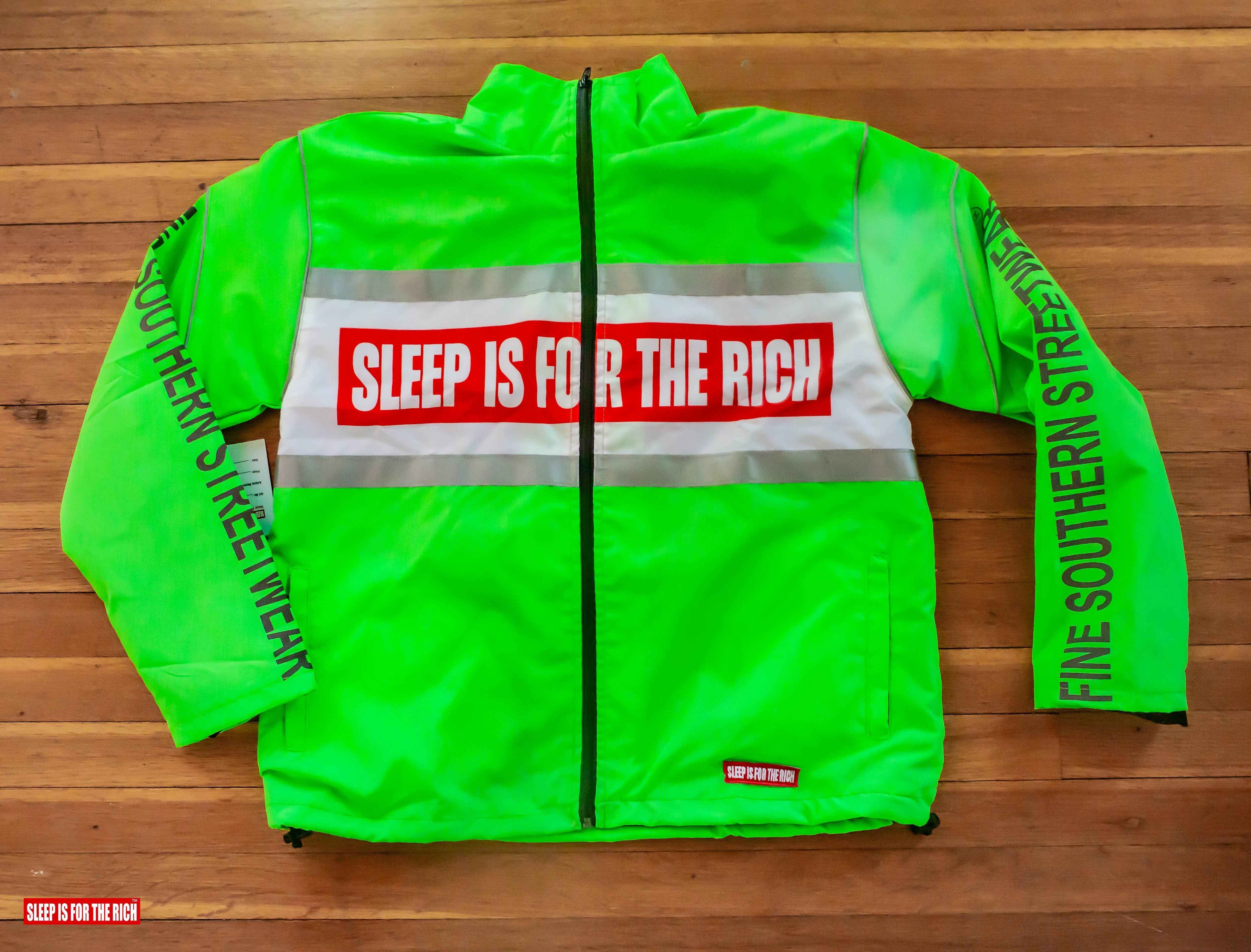 (LIME) 3M REFLECTIVE WINDBREAKER SHORT SETS