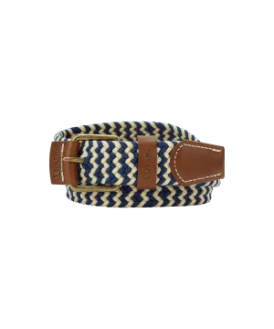 Matlock Belt - Navy/Lemon