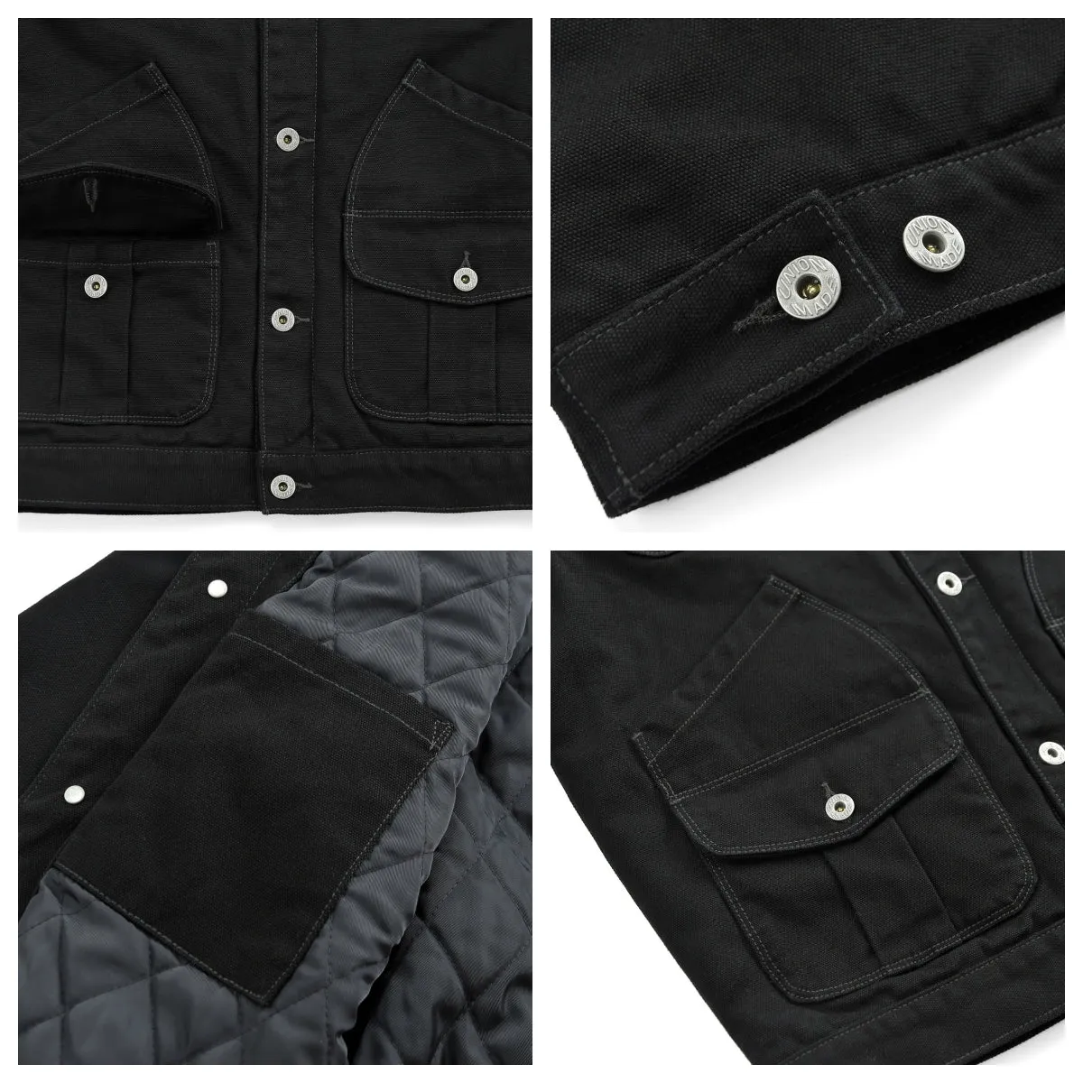 Men's Canvas Moto Jacket