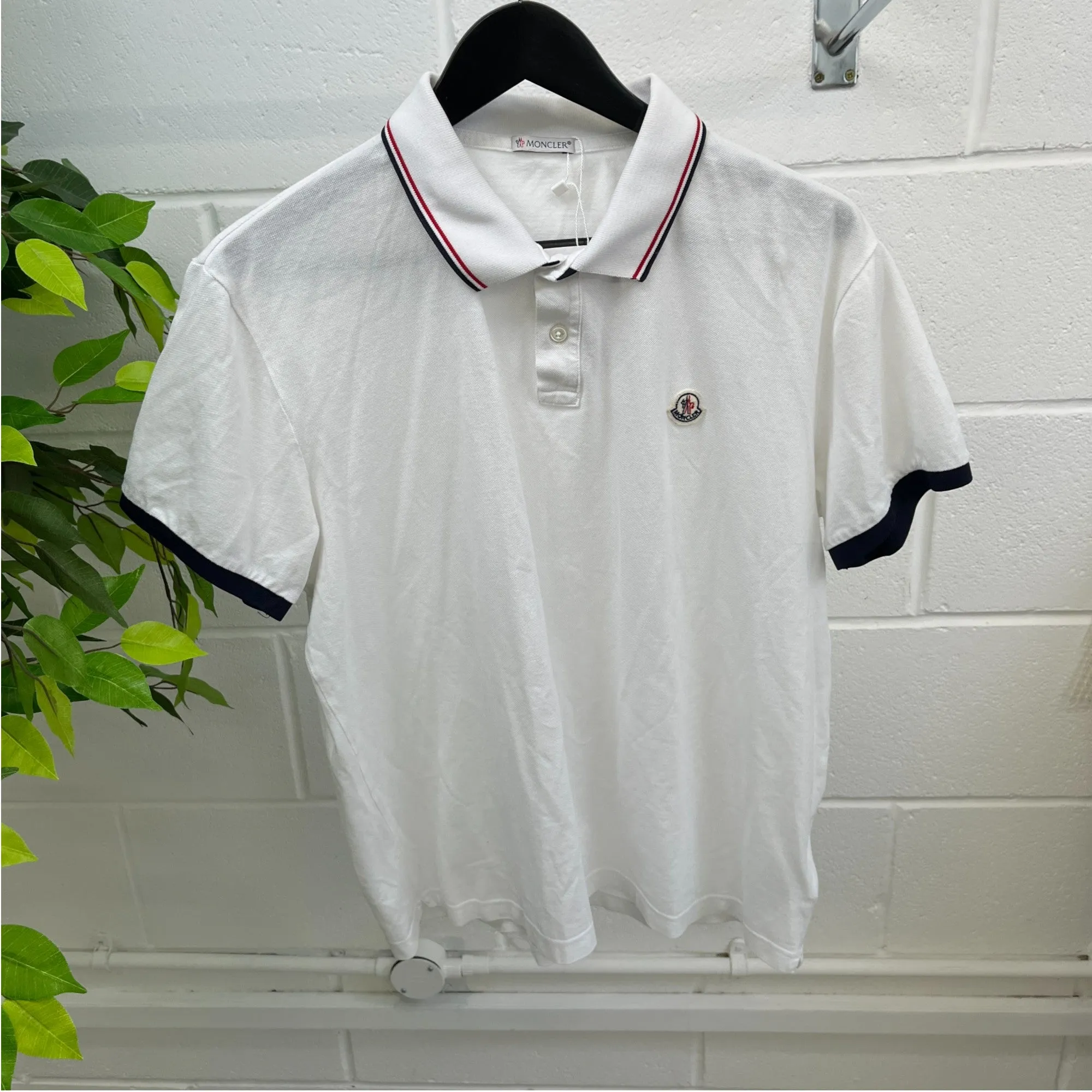 Men's Maglia Polo Shirt White Size XXL