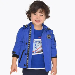 Nautical windbreaker jacket for boy