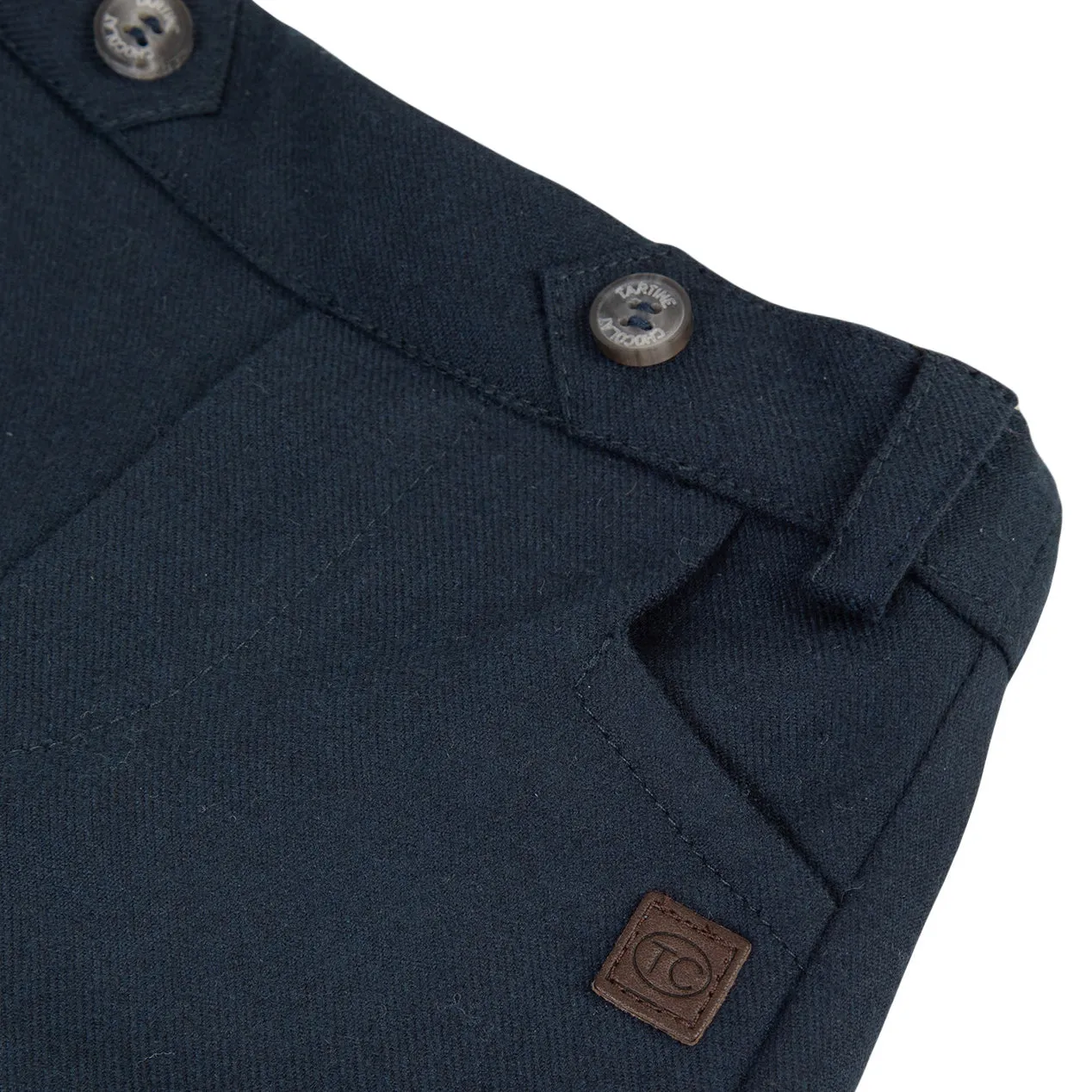 Navy Chino Baby Pants