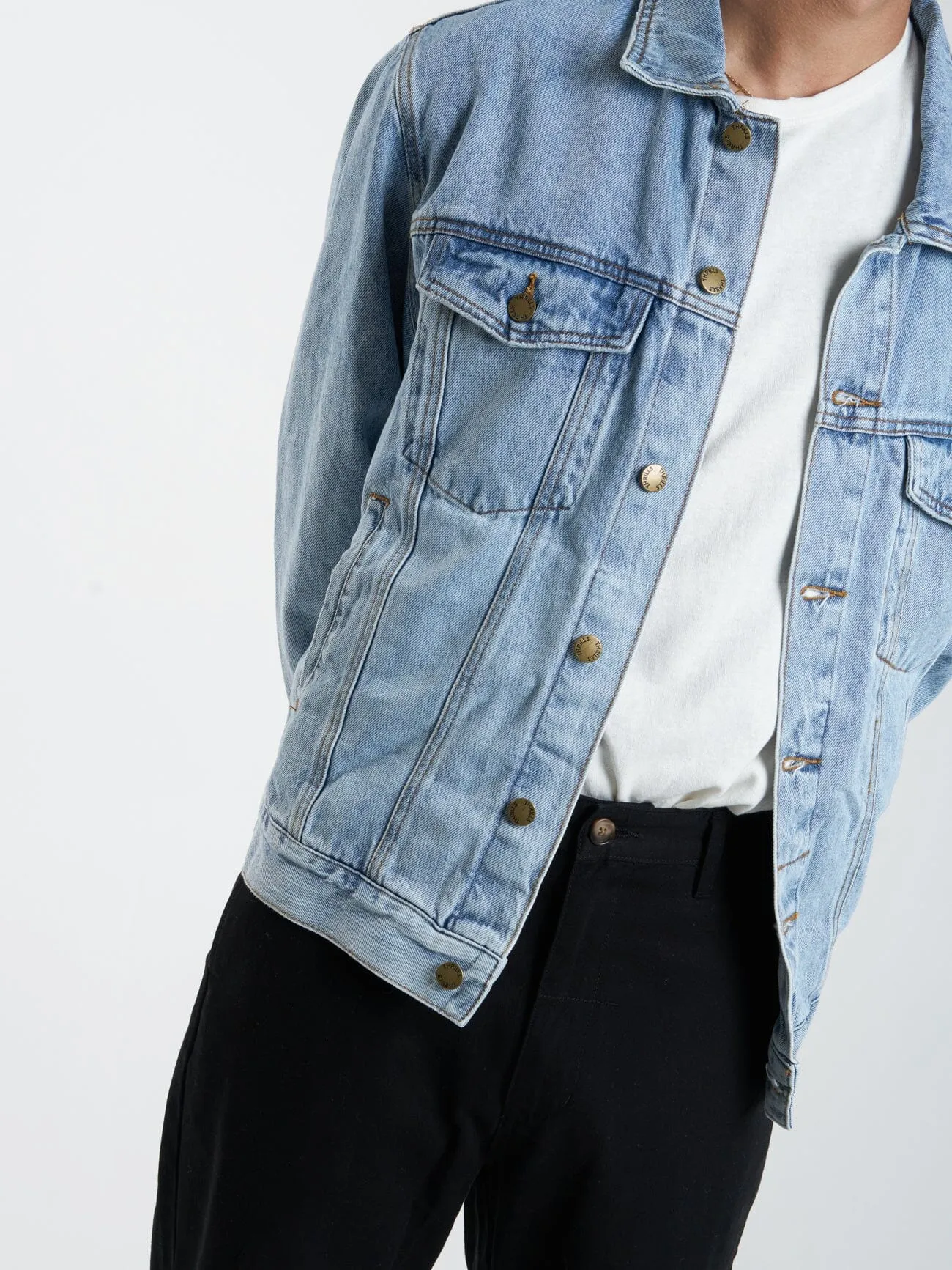 Oversized Wanderer Denim Jacket - Endless Blue