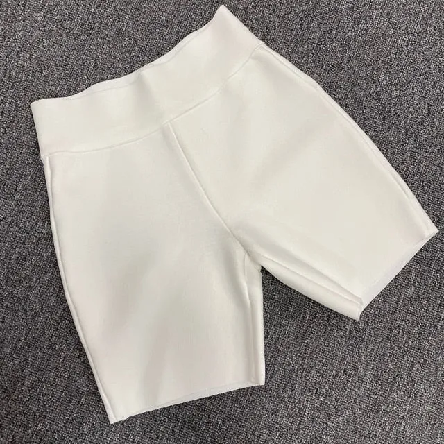 Paola Rayon Bandage Shorts