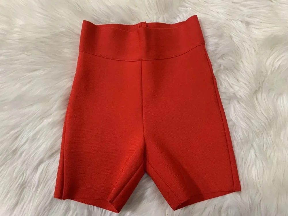 Paola Rayon Bandage Shorts