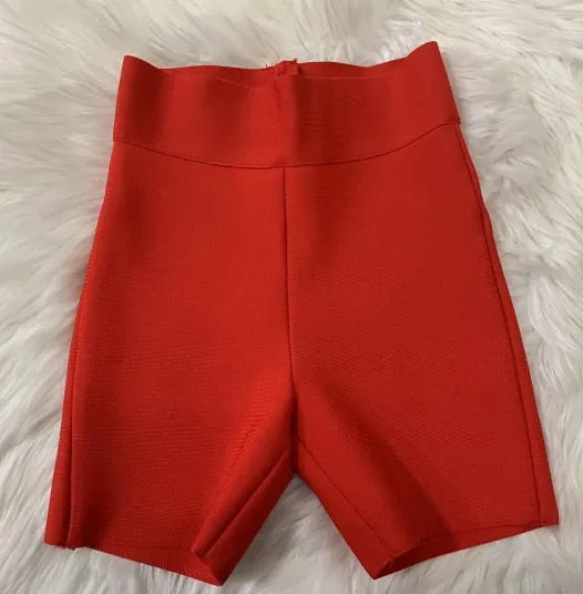 Paola Rayon Bandage Shorts