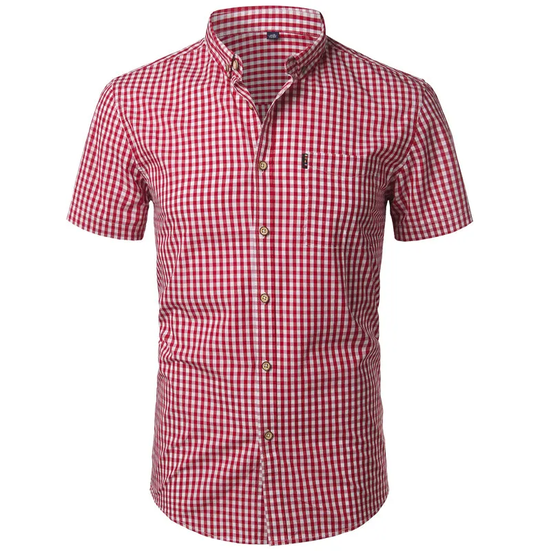 Pologize™ Checkered Button-Down Shirt