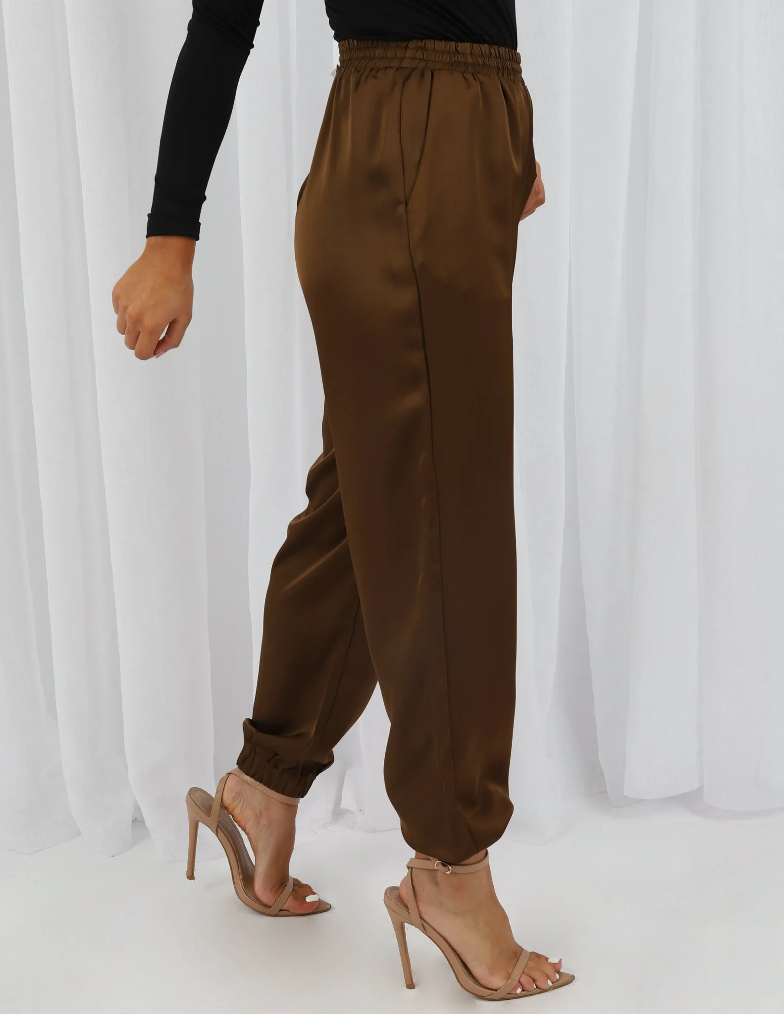 Porsha Satin Chino Pants