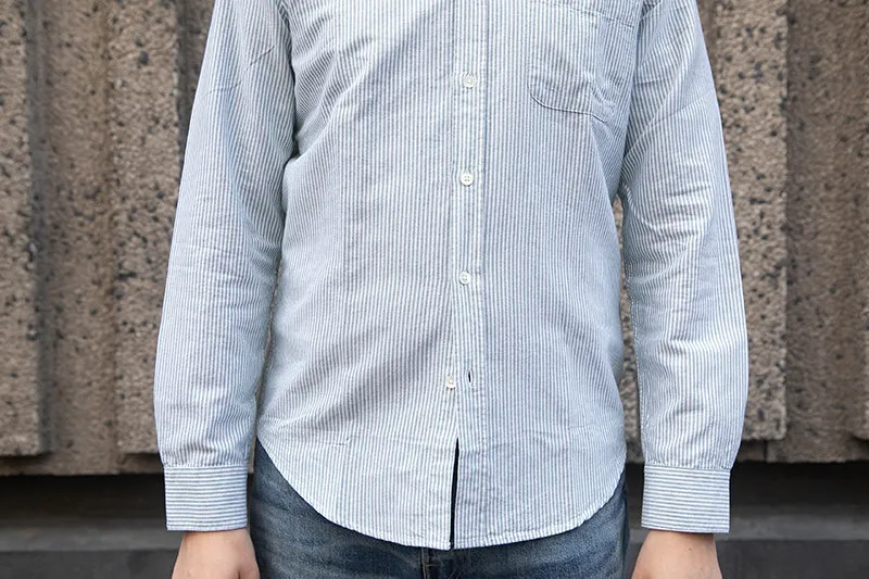 Portuguese Flannel Belavista Shirt - Green Stripe