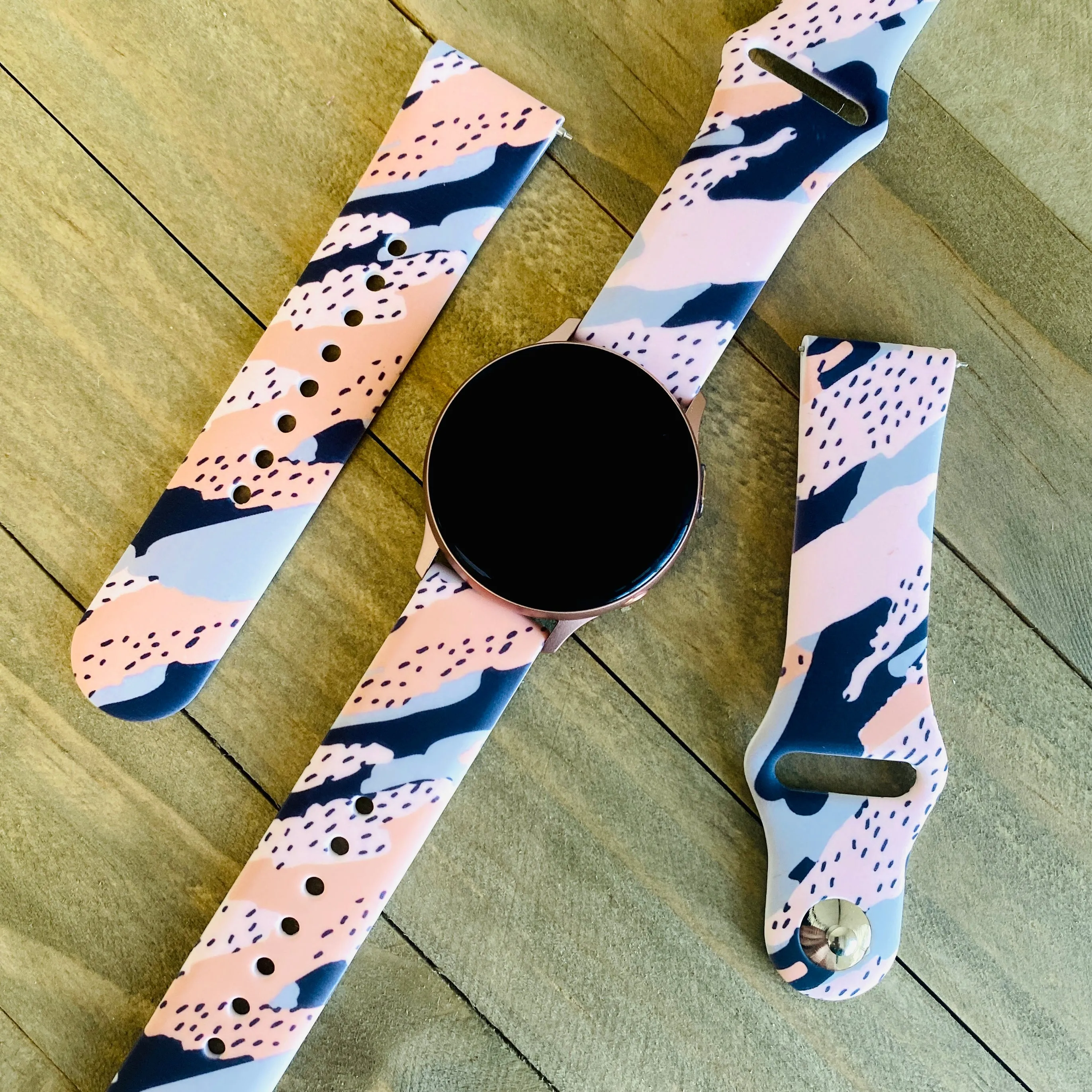 Quicksand Print Silicone Band For Samsung Watch