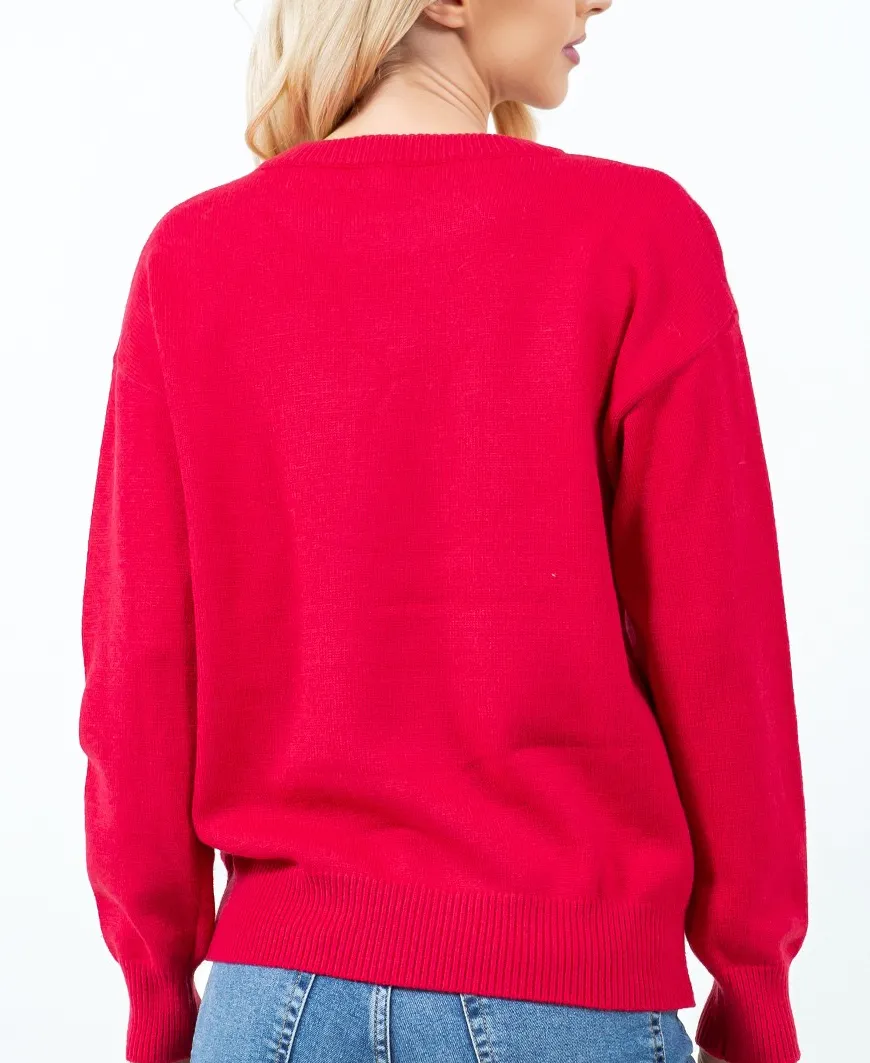 Red Merry Sweater