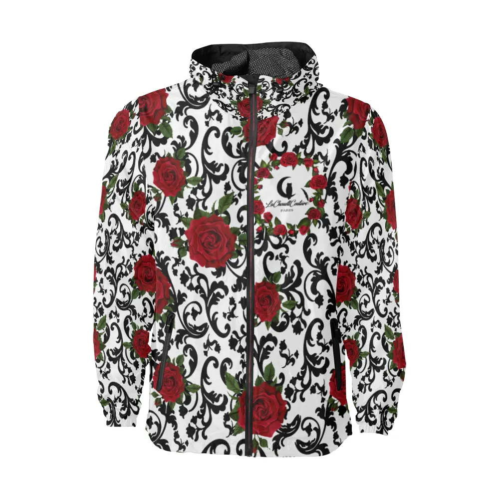 RED ROSES Unisex All Over Print Windbreaker