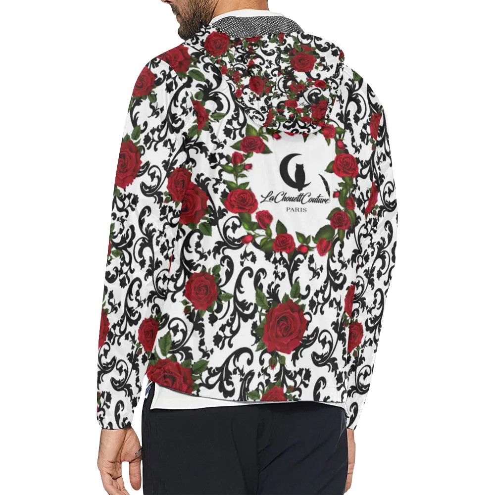 RED ROSES Unisex All Over Print Windbreaker