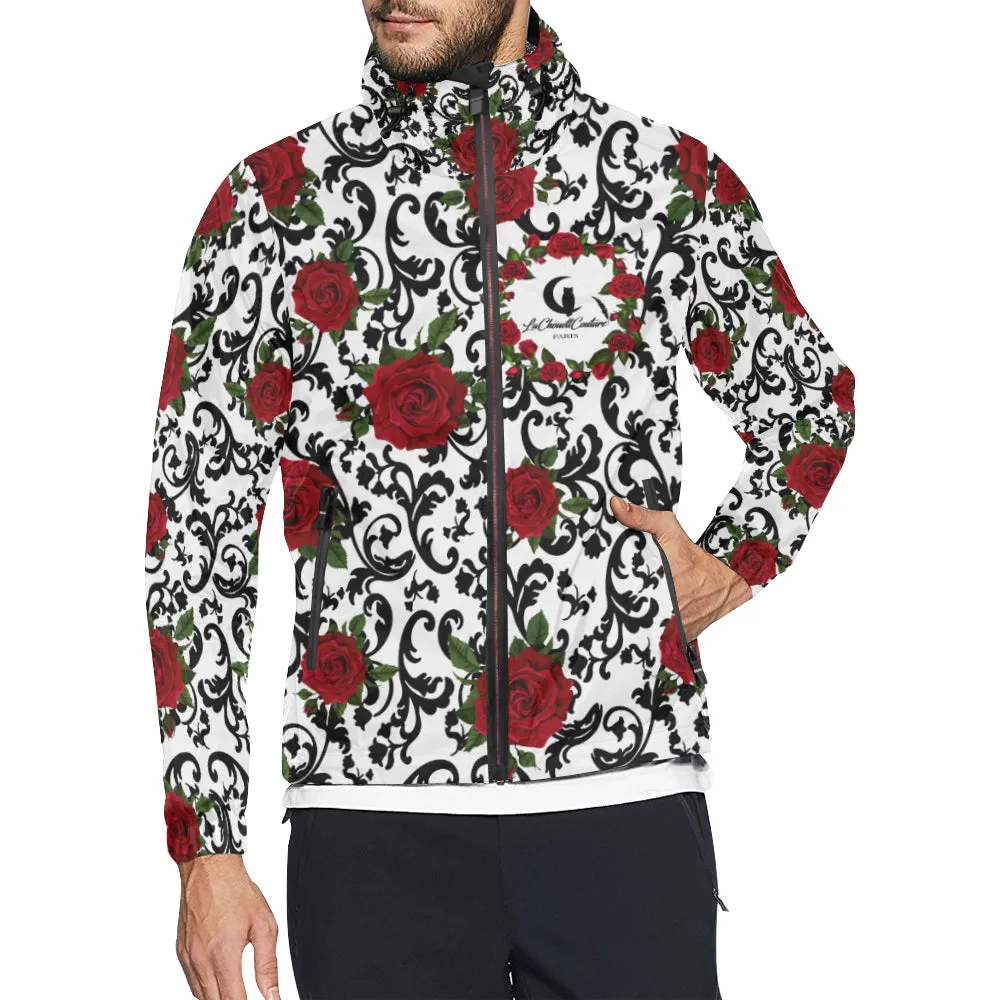 RED ROSES Unisex All Over Print Windbreaker