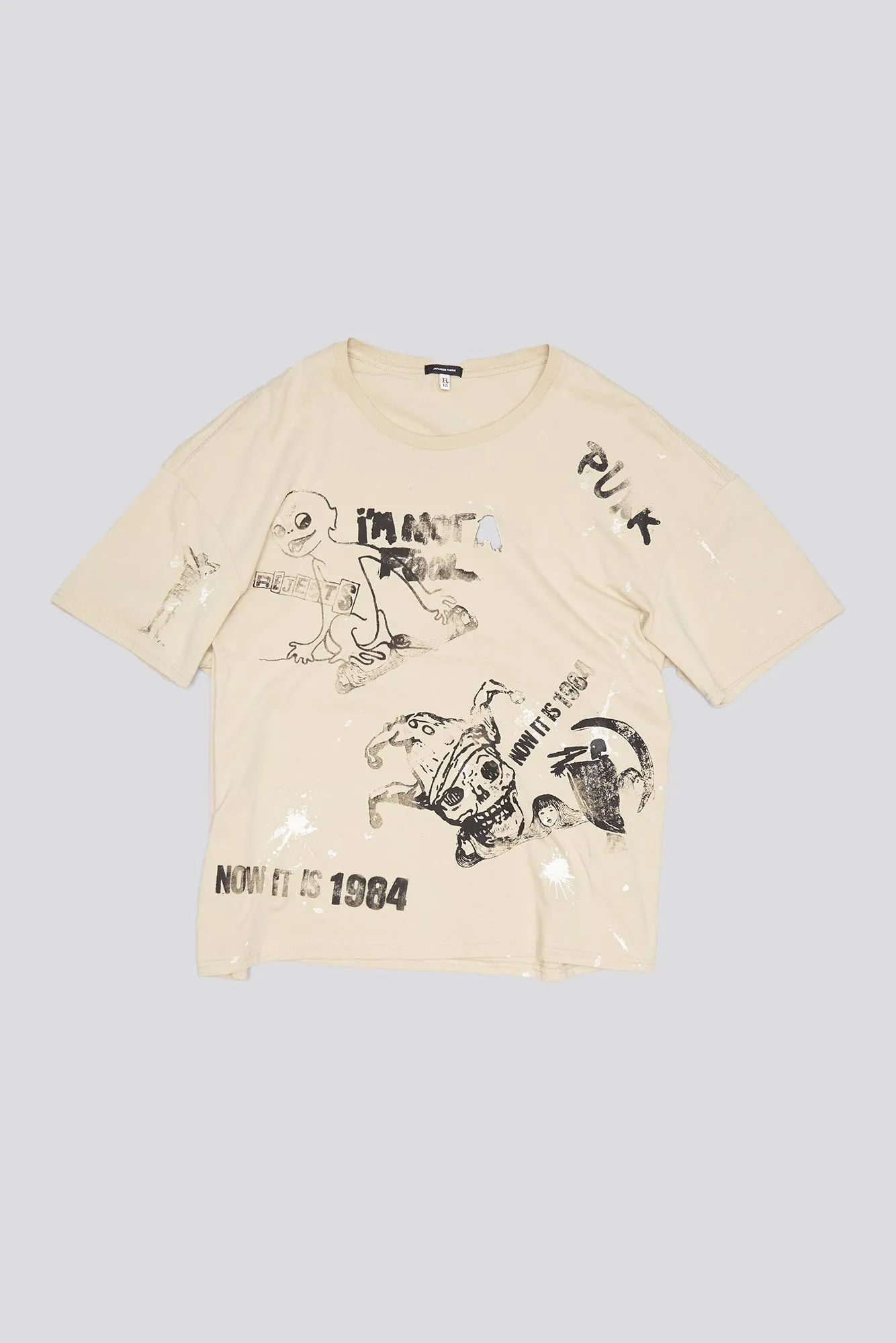 RELAXED STAMP T - SPLATTERED KHAKI