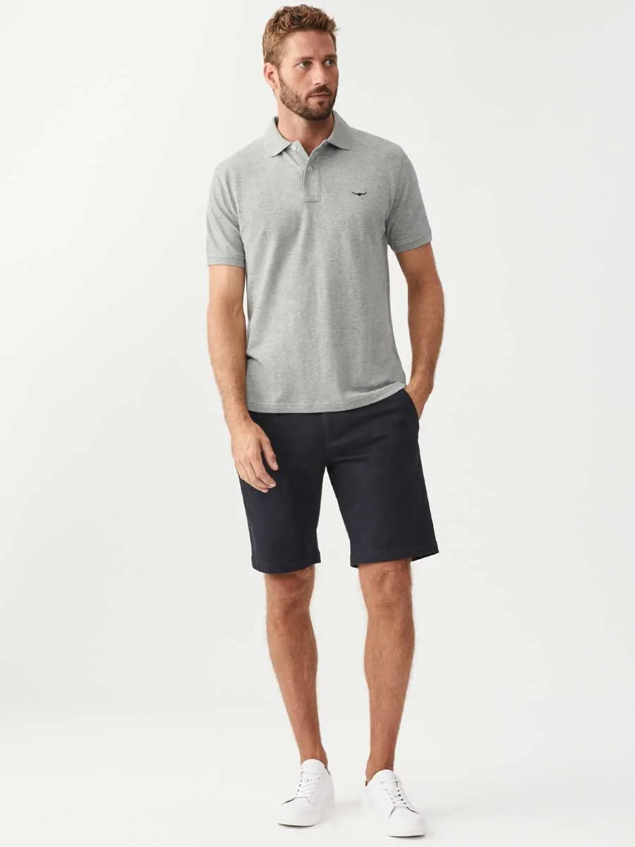 RM WILLIAMS Rod Polo Shirt - Men's - Grey Marle