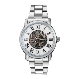 Silver Mechanical Men's Watch