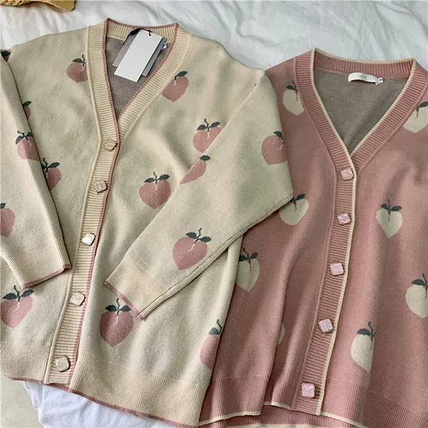 Soft Peach Cardigan