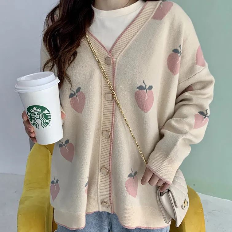 Soft Peach Cardigan