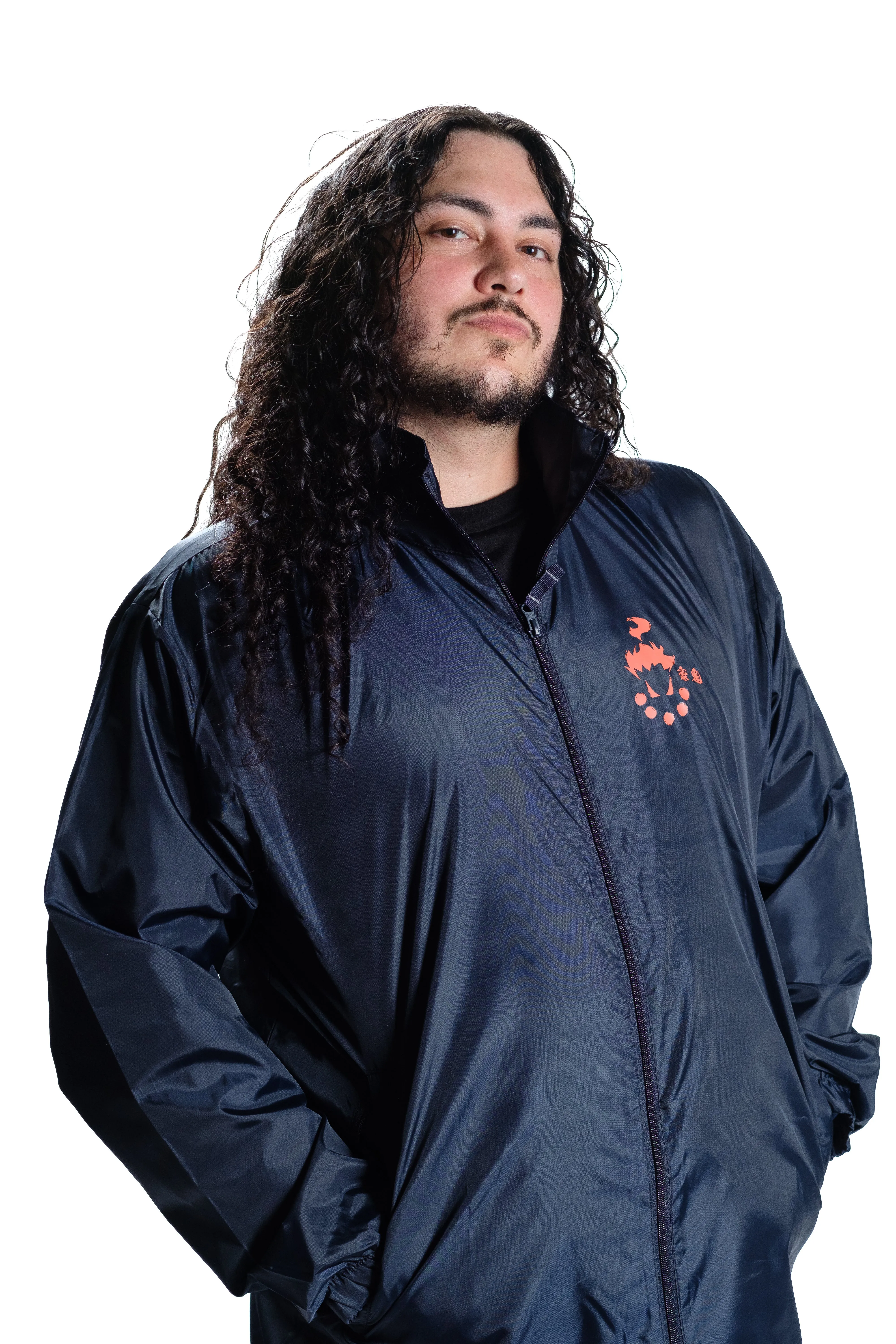 STREET FIGHTER - 'Akuma Heaven' Windbreaker - Navy