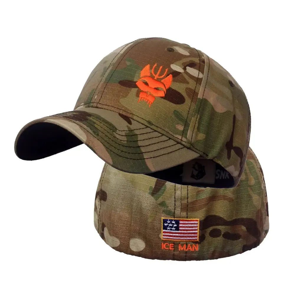 TSNK Baseball Caps Men's and Women's "Seal Team Series" Tactical Baseball Cap Snapback Stretchable Hat Running/Fishing