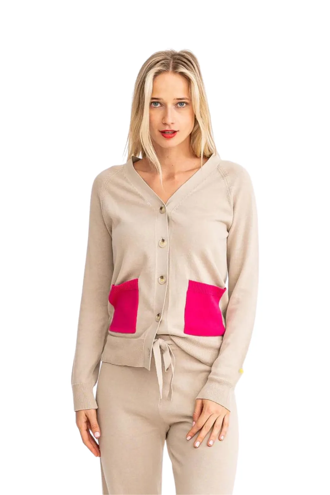 Walley Cardi Pocket Sand