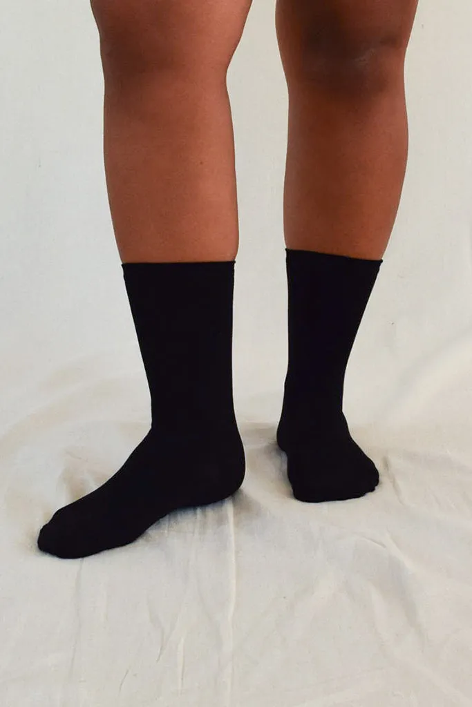 Women's Bamboo Business Socks 3 Pack - Black