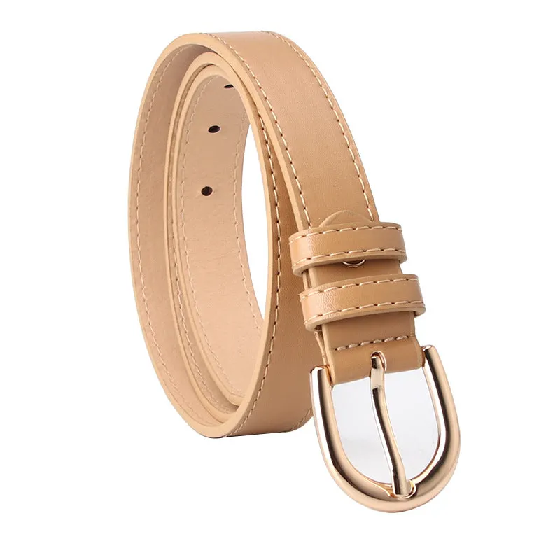 Women's Fashion Simple Pin Belt Women's Trendy Casual Jeans Pant Belt Women's Belt