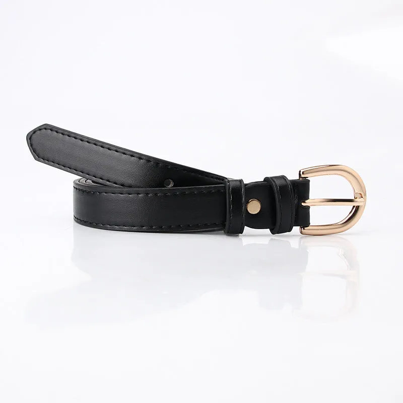 Women's Fashion Simple Pin Belt Women's Trendy Casual Jeans Pant Belt Women's Belt