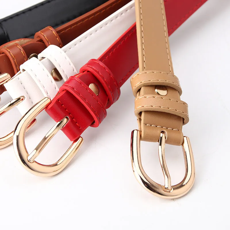 Women's Fashion Simple Pin Belt Women's Trendy Casual Jeans Pant Belt Women's Belt