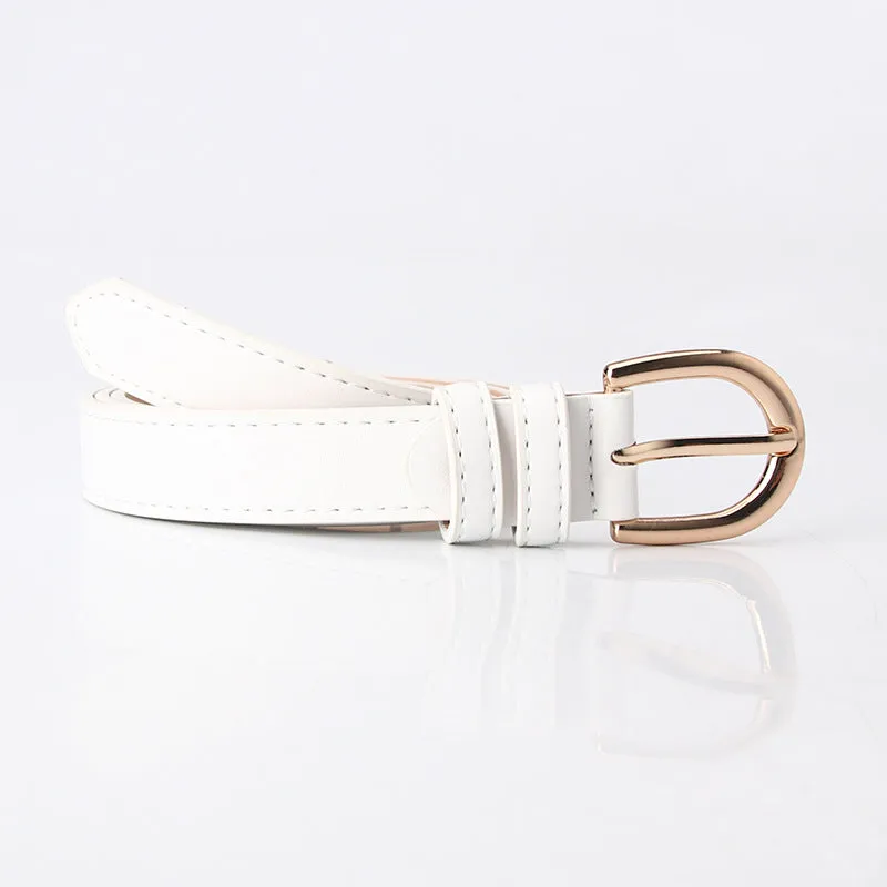 Women's Fashion Simple Pin Belt Women's Trendy Casual Jeans Pant Belt Women's Belt